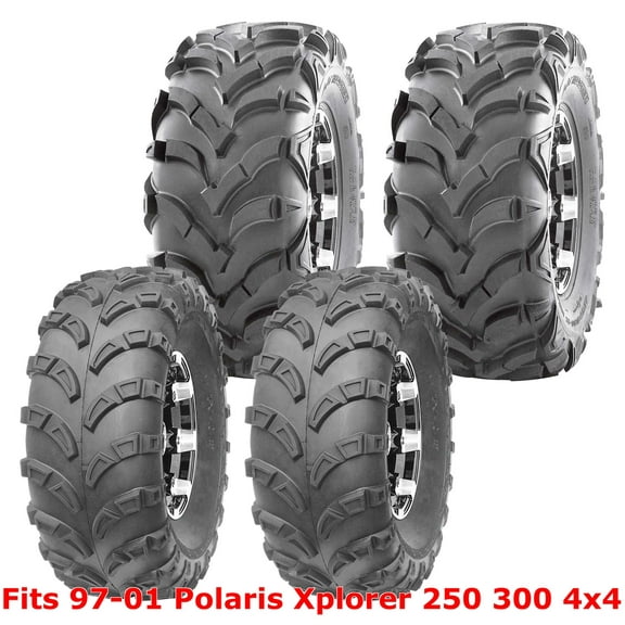 97-01 Polaris Xplorer 250 300 4x4 Full Set WANDA ATV tires 23x7-10 & 24x11-10