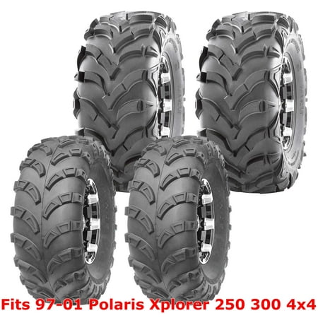 97-01 Polaris Xplorer 250 300 4x4 Full Set WANDA ATV tires 23x7-10 & (Best Tires For Chrysler 300 Rwd)