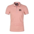 thumbnail image 2 of Laco hombres Slim Polo camisa de manga corta camiseta de verano oficina de negocios Casual moda Polos cuello Topspangjing, 2 of 3