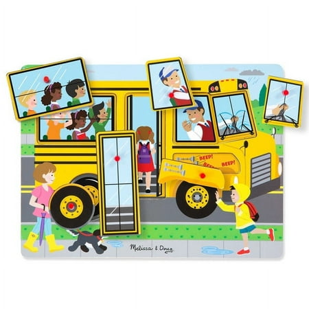 UPC: 0000772007399 | Melissa & Doug The Wheels on the Bus Sound Puzzle