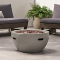 thumbnail image 5 of Christopher Knight Home ®   27" Bowl Shaped MGO 40,000 BTU Propane Fire Pit, Light Grey, 5 of 10