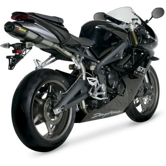 Brand New Akrapovic Triumph Daytona 675 2006-12, 675R 2011-12 Slip-On Line