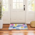 thumbnail image 3 of Yayeee Doormat for Indoor Entrance 32" x 20" Non Slippery Floor Rug, Retro Simple Shapes, 3 of 8