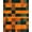 Orange Multi, Pattern 3, variant on Design&I 8'x10' Washable Area Rug Orange Teal Funky Classroom Design Retro Abstract Swirls with Bold Curves for King Size Bedroom, Under Bed, Sleek Flatweave Pet Friendly