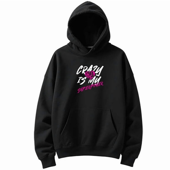 AJ Lee Merch Crazy Is My Superpower Hoodie Spring Autumn Fashion Men/Women Casual Tops Long Sleeve Sweatshirts