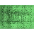 thumbnail image 1 of Ahgly Company Indoor Rectangle Oriental Emerald Green Traditional Area Rugs, 8' x 12', 1 of 4