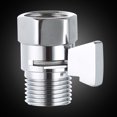 thumbnail image 4 of SHISHIan Clearance Silver Delicate Copper Plating Angle Quick Opening Spool Cut Off Flow Regulating Branch Interface Tools One Interface Switch Valve Silver, 4 of 6