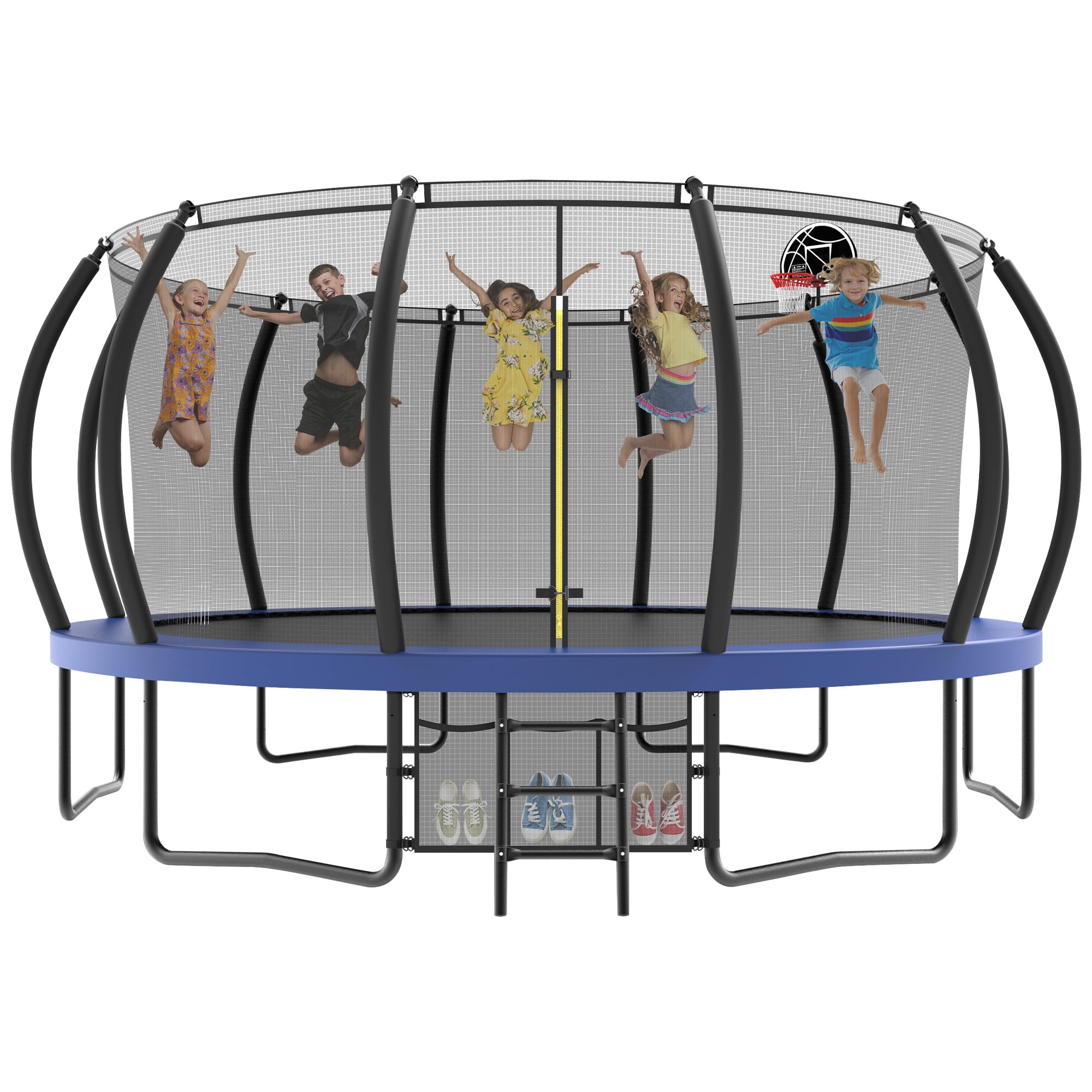 KOFUN Trampoline for Adults Kids, 14FT 15FT 16FT Trampoline, 1500lbs No