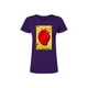 thumbnail image 1 of Playera Blusa El Corazon De La Loteria Mexicana Tradicion Mexicana Color Morado Talla Chica Marca Emil SaEs, 1 of 4
