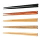 thumbnail image 5 of 5 palillos chinos reutilizables hechos a mano con pintura de madera de troncos naturales multicolores con caja de regalo, 5 of 14