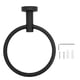 thumbnail image 2 of Toallero, Colgador De Toallas, Soporte De Pared Negro Mate Para El Hogar, 2 of 7