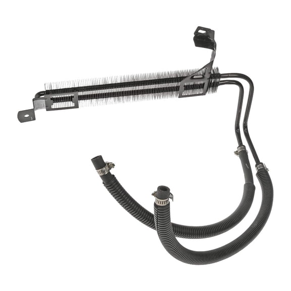 CarLights360 For Chevy Silverado 1500 Classic 2007 Power Steering Cooler | Metal | Black | Female Tube Fitting | 0.362 Inches Outlet Fitting Inside Diameter | Replacement For 15295845