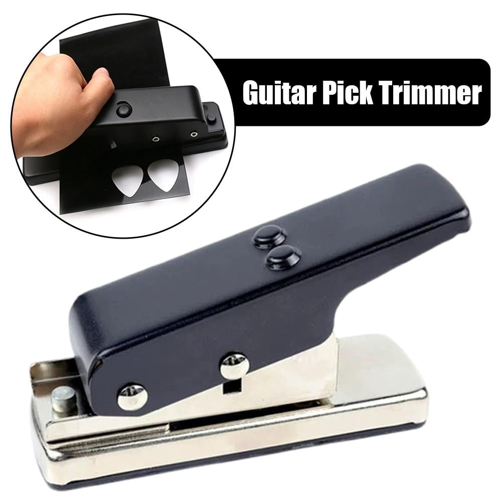 Guitar Pick Maker Punch Kit with 25pcs GuitarPick Sheets,Heavy Duty Guitar PickMaker,DIY Maker Hole Punch Plastic Card Cutter Machine,Professional Crafting Tool for Music Lovers,Workstation,Hobbyists