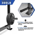 thumbnail image 3 of 4x Weight Plate Holder for 2x2 Inch Power Rack ,Power Rack Attachment for Weight Plates ,Weight Storage Rack,4 x Weight Plate Holder(50 Austrian pole bell plates, 50 square tubes),Black, 3 of 6