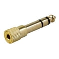 thumbnail image 3 of QUALITY HEADPHONE ADAPTER STEREO GOLD PLUG 1/4" (6.3mm) Male to 1/8" (3.5mm) Female, 3 of 4