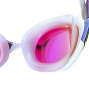 Speedo Fastskin Hyper Elite Mirrored Goggles, White/Oxid Grey