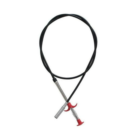 Yuarrent Limpiador Stick Flexible Cuatro garras Gancho de limpieza Resorte fuerte Envoltura de goma Removedor de obstrucciones Baño Fregadero Suministros de limpieza para el hogar