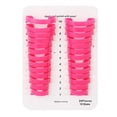thumbnail image 1 of Reusable French Tip Nail Polish Guards, 26 Pcs (10 Sizes) PVC Nail Protectors, Gel Nail Art Stencils for Gradient & French Manicures, Easy Application, Pink, 1 of 8