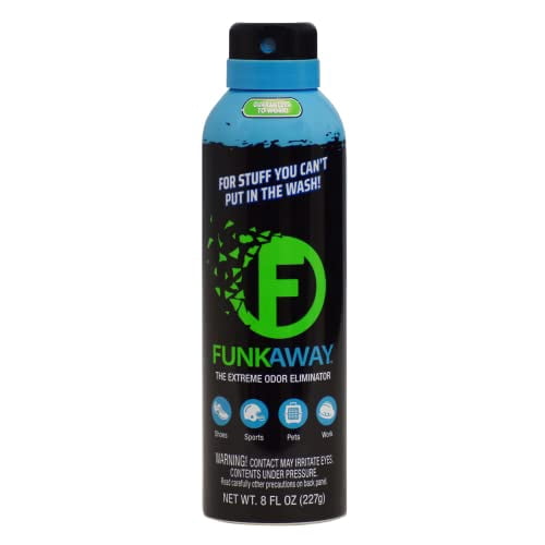 FunkAway Aerospray, Extreme Odor Eliminator, Aerosol, Use on Shoes