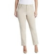thumbnail image 1 of Gloria Vanderbilt Women's High Rise Tapered Jeans, Perfect Khaki, 24 Plus Regular, 1 of 3