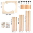 thumbnail image 3 of Quick Setups Crosses Stitching Frame Adjustable Desktop Holders With Base and Ergonomic Designs, 3 of 9