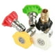 thumbnail image 3 of Adaptador para arandela a presión para acoplador rápido de 1/4 pulgadas para la serie Karcher K2 K3 K4 K5 K6 K7 con 5 puntas de boquilla para arandelas múltiples., 3 of 5