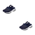 thumbnail image 3 of Jumpingount Zapatos Transpirables Y Ligeros De 2 Piezas Para Mujer - Para El Hogar Y El Turista blue 35 1 azul 35.1 2Conjunto, 3 of 6