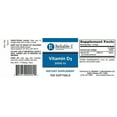 thumbnail image 3 of Reliable1 Vitamin D3 Softgels, 2000 IU, 100 Count, 3 of 3