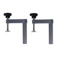 thumbnail image 1 of 2x Bench Dog Clamp Cwenchtop Clamps Clip de escritorio Ligero Fácilmente Instale la Aleación de aluminio de la abrazadera del agujero del perro para 19 mm, 1 of 8