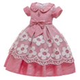 thumbnail image 2 of Flower Girl Lace Dress Pageant Kids Wedding Christmas Holiday Party Dresses, 2 of 7