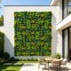 thumbnail image 4 of Panel de Cercado de Seto Artificial 60x40cm Pantalla de Privacidad de Hojas Falsas para Balcón Jardín Decoración Exterior, 4 of 6