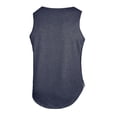 thumbnail image 5 of Agkizg Men's Workout Tank Top Solid Color Crew Neck Sleeveless Summer Base Layer Fitness Top, 5 of 5