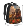 thumbnail image 2 of Balery Cat Dog Friendship Backpack for Men and Women - Durable 600D Oxford Cloth -Large Capacity, Water-Resistant School, Travel, and Hiking Bag, 2 of 7