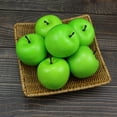 thumbnail image 5 of 10 Pcs Artificial Apples Fake Frutis Apples, Simulation Apples for Home Decoration Lifelike Normal Size Apples Fake Apples for Kichen Party Chirstmas Decor (5Pcs Red Apple + 5 Pcs Green Apple), 5 of 6