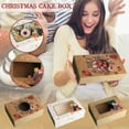 thumbnail image 2 of Dezsed Christmas Decorations Clearance 1/6/12pc Christmas Baking Snack Box Packaging Paper Box Packaging Christmas Cake Packaging Gift Box Multicolour D, 2 of 3