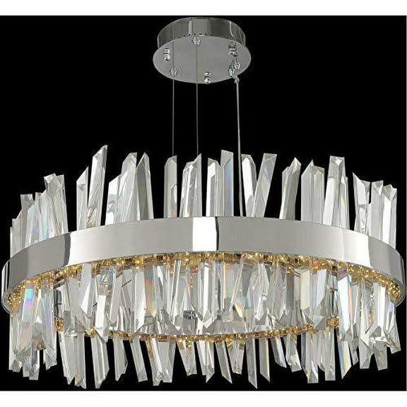 Allegri Glacier 25 Inch LED Round Pendant
