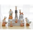 thumbnail image 4 of Estatuas de resina Baoblaze Decoración para el hogar Estatua de conejos, 4 of 8