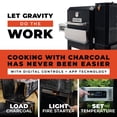 thumbnail image 3 of Masterbuilt® Gravity Series® 800 Smoker Grill - Charcoal Grill plus Griddle Insert, Digital Control, App Connectivity, 800 Cooking Square Inches in Black, Model MB20040221, 3 of 12
