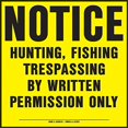 thumbnail image 1 of Hy-Ko Products YP-12 No Plastic Hunting Sign, 1 of 1