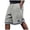 Light Gray, variant on Mens Classic Fit Casual Shorts Drawstring Breathable Summer Clothes Elastic Waist Shorts(White,M)