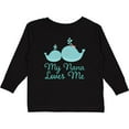 thumbnail image 3 of Inktastic My Nana Loves Me gift Boys or Girls Long Sleeve Toddler T-Shirt, 3 of 5