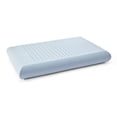 thumbnail image 6 of Sleep Zone Low Profile Memory Foam Pillow 25"x16"x2.75" for Bed - Cooling Breathable Ultra Soft & Support Pillow for All Seasons, White, 6 of 10
