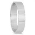 thumbnail image 2 of SZUL Women's 4mm Flat Wedding Band in 14K White Gold, 2 of 4