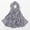 Silver, variant on Head Scarf Chiffon Hijab Silk Feeling Lightweight Scarves for Muslim Women