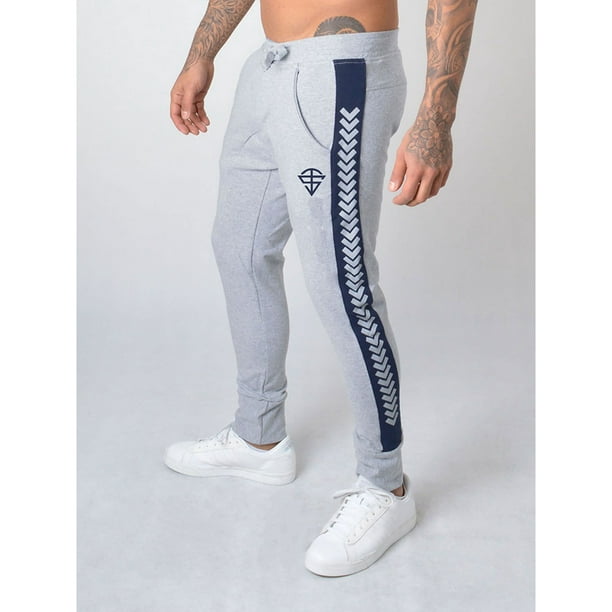 OmicGot Men Sweatpants Fashion Casual Sweat Joggers Gym Fitness Pants Slim  Fit Pant Jogger Streetwear M-2XL 