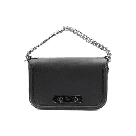 Coach Swagger Leather Gunmetal Hardware Crossbody Shoulder Womens Purse 54640