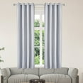 thumbnail image 3 of Blackout Curtain A Thermal Insulated Light Blocking Polyester Fabric Scandinavian Style 42x63 Inches, 3 of 5