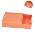 thumbnail image 4 of Jewelry Container, Fluent Opening Closing Labor Saving Convenient Dustproof Square Desktop Organizer  For Stationary For Makeup Accessories For Jewelry Orange, 4 of 8