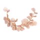 thumbnail image 1 of Diadema de novia con pétalos dorados, perlas, tocado hecho a mano, delicada banda para el cabello, accesorios para el cabello para mujeres, 1 of 6