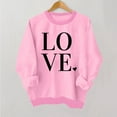 thumbnail image 2 of Enjoytime Womens Sweatshirts Letter Printed Long Sleeve Crewneck Lightweight Pullover Tops Loose Comfy Fashion Casual Tops for Women, 2 of 3